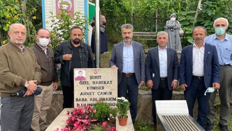 AK Parti’den Şehit Özel Harekât Polisi Komiser Ahmet Çamur adına hatıra ormanı