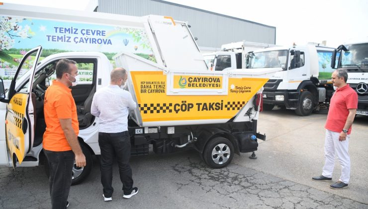 Çayırova’da çöp taksi hizmete başladı