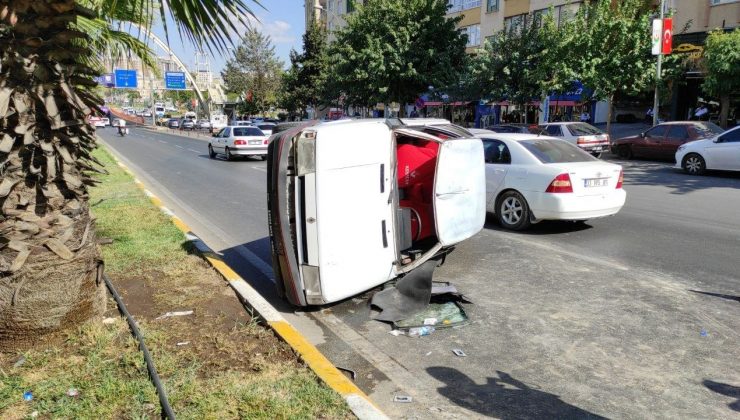 Şanlıurfa’da otomobil devrildi: 4 yaralı