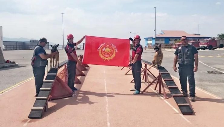 Trabzon’da arama köpekleri hayat kurtaracak