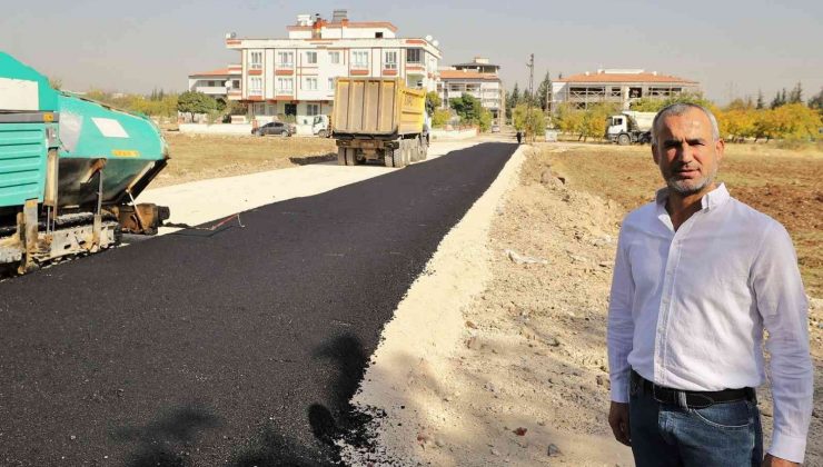 Aktoprak Mahallesi’nde yeni yollar asfaltlanıyor