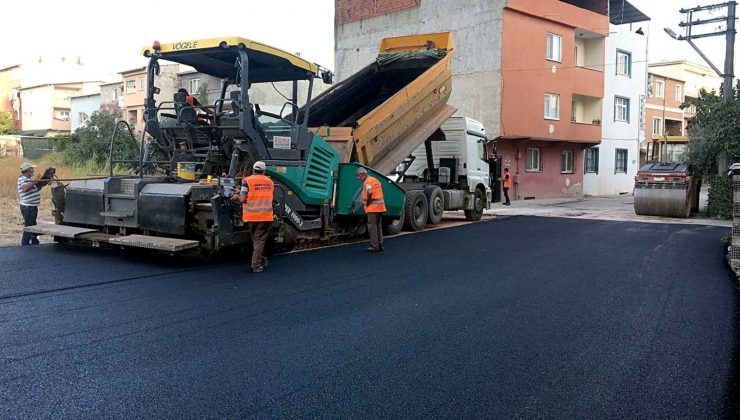 Osmangazi’de asfalt çalışmaları hız kesmiyor